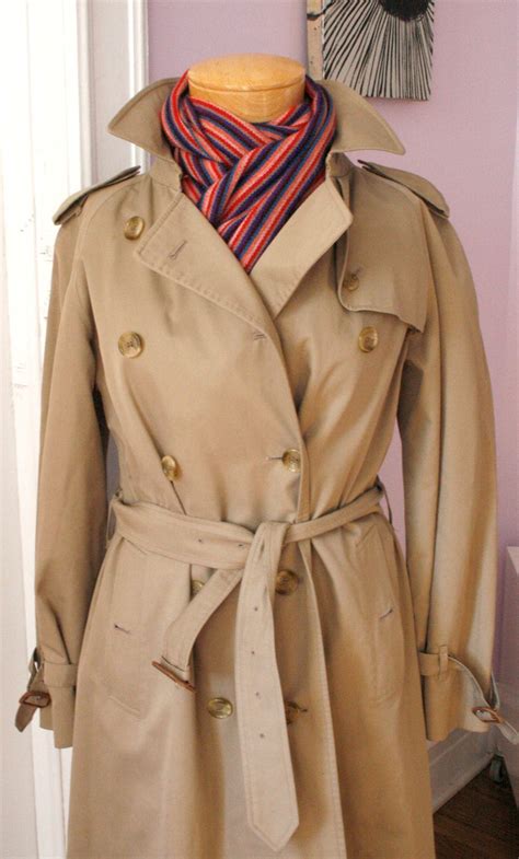 vintage burberry coat|authentic vintage burberry trench coat.